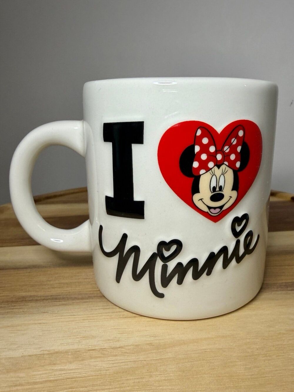 Disney Monogram International, INC I Love Minnie Mouse Half Mug Refrigerator Mag